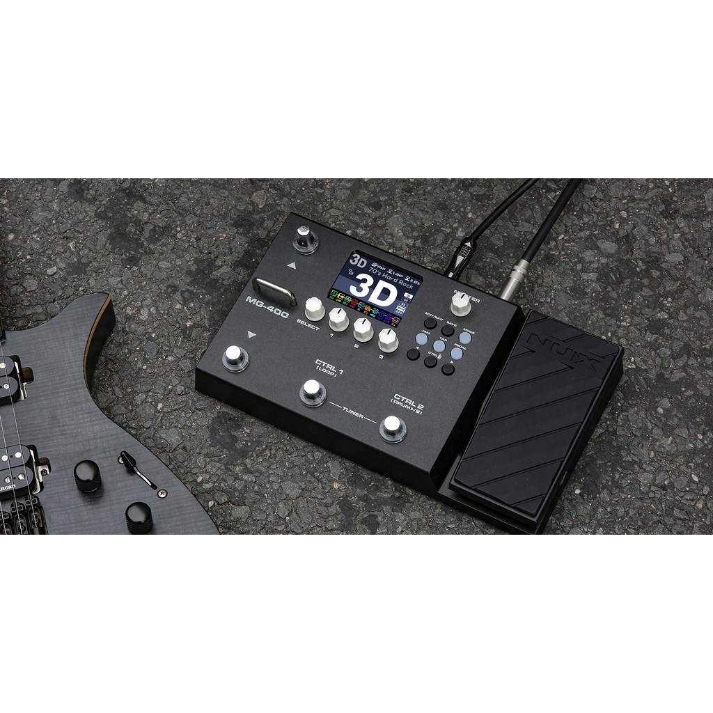 NUX MG-400 pedaliera multieffetto chitarra e basso con looper