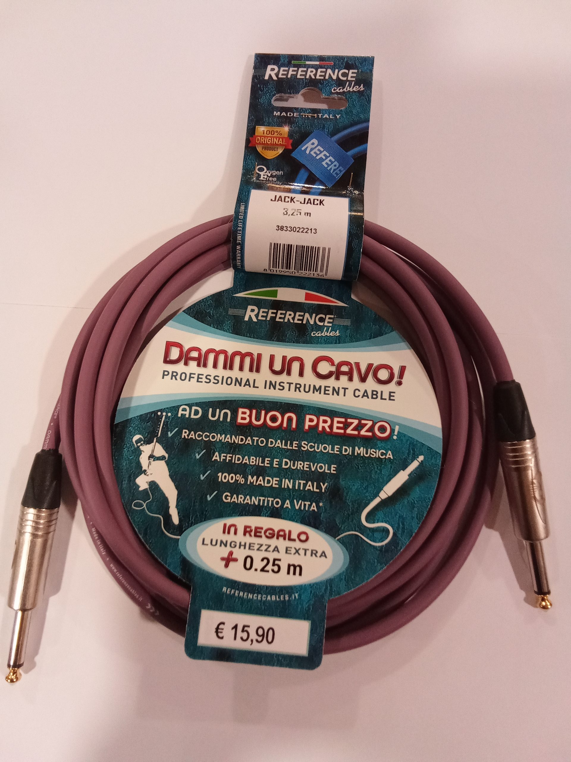 Reference Dammi Un Cavo cavo strumento jack 3,25 m