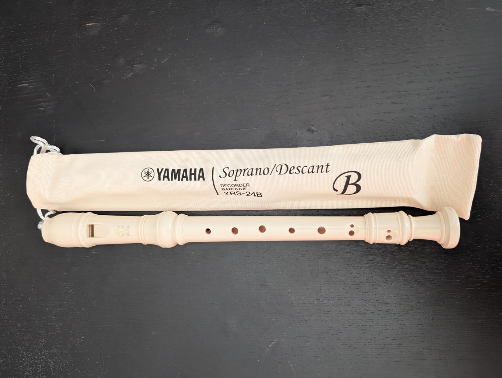 Yamaha YRS24B Flauto Dolce Soprano Do Avorio ABS Scuola