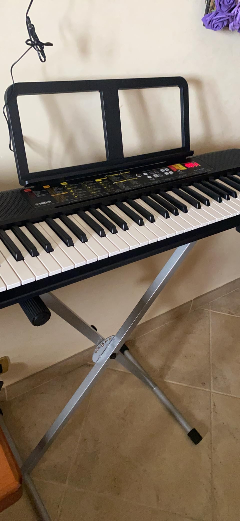 Yamaha PSR-F52 Tastiera Digitale 61 Tasti Nera 144 Voci