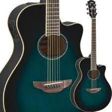 Yamaha APX600 chitarra elettroacustica thinline Oriental Blue Burst