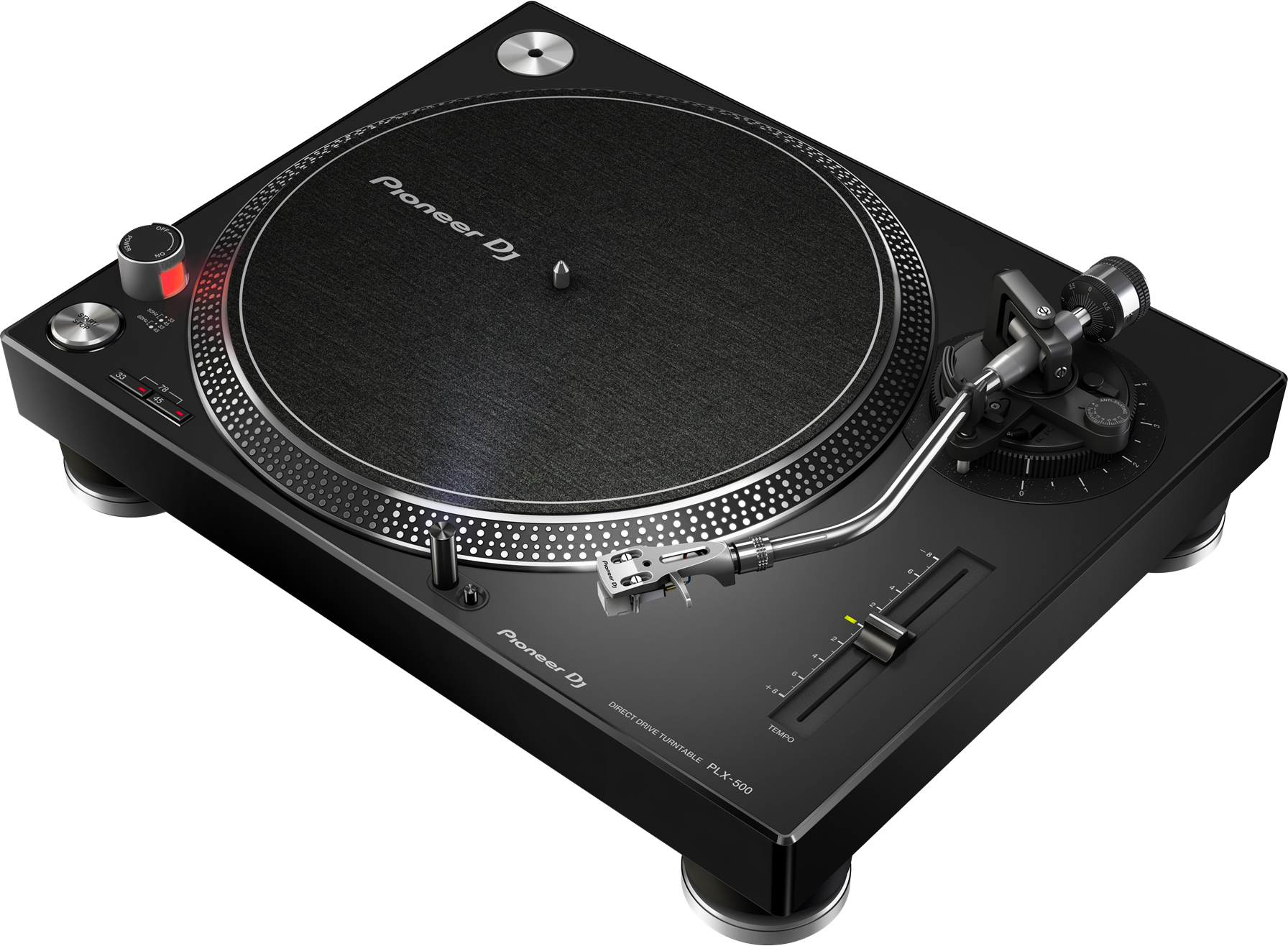 Pioneer PLX-500 giradischi USB nero coppia trazione diretta