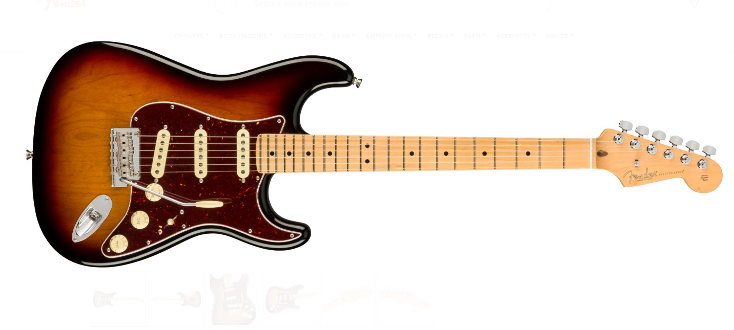 Fender American Professional II Stratocaster elettrica 3TSB