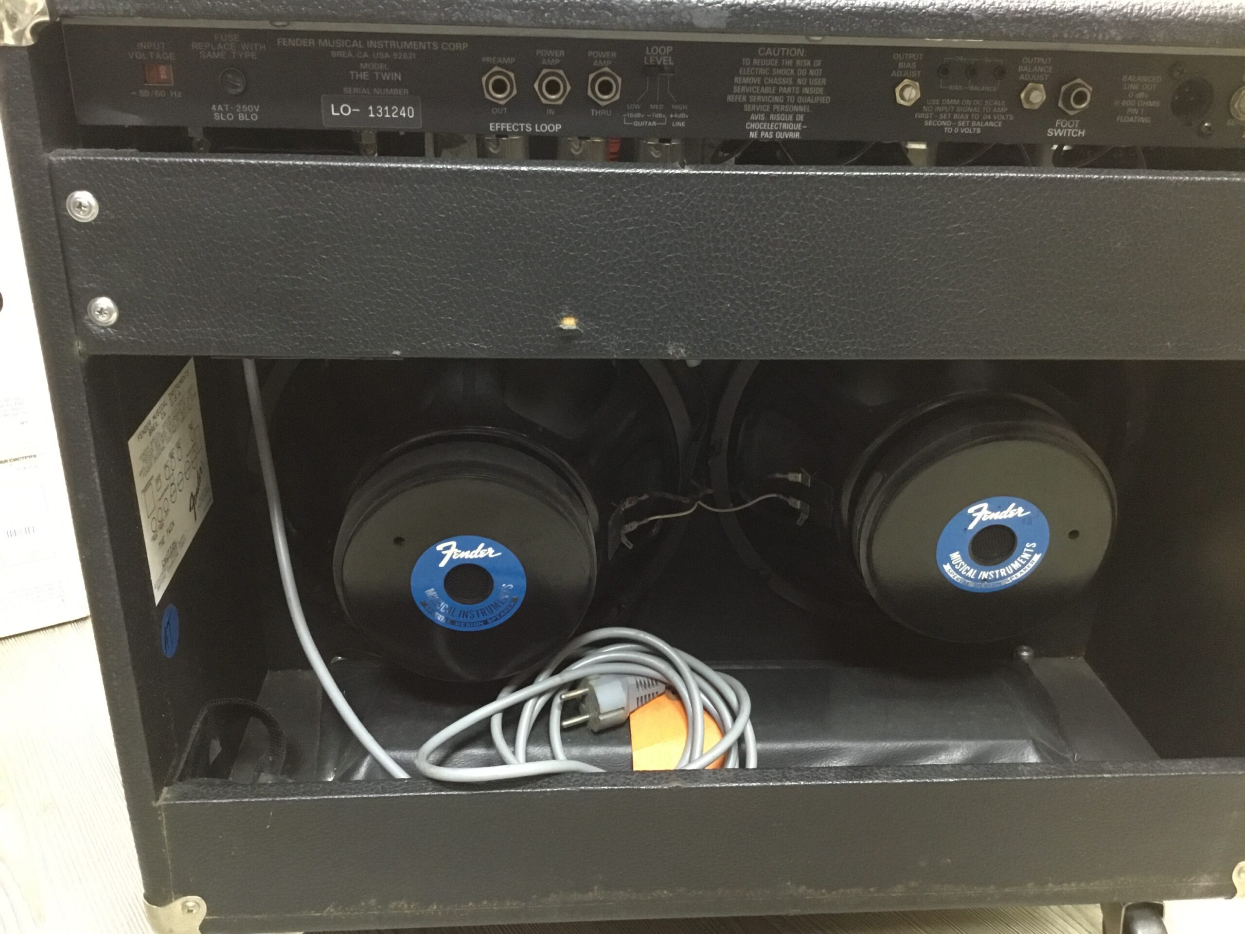 Fender Twin Red Knob amplificatore 100W 2x12 occasione