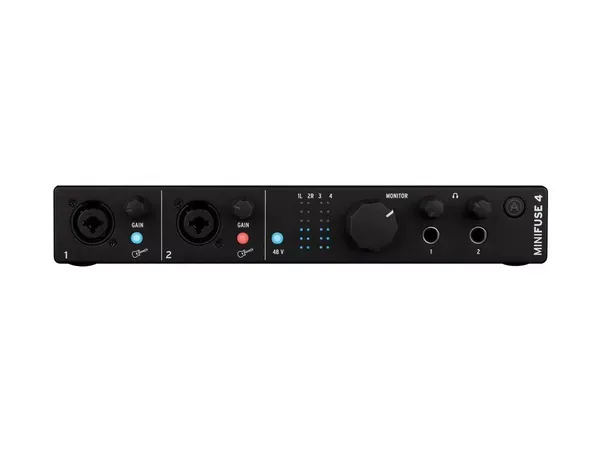 Arturia MiniFuse 4 Scheda Audio USB Nera 4in/4out