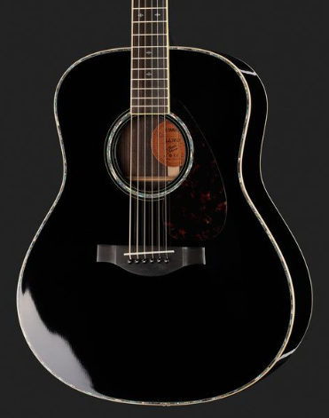 Yamaha LL16D ARE chitarra elettroacustica nera abete massello