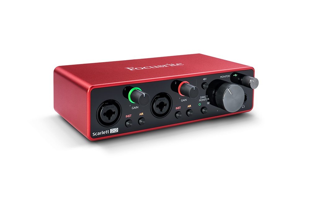 Focusrite Scarlett 2i2 Scheda Audio USB 2 Canali 192kHz
