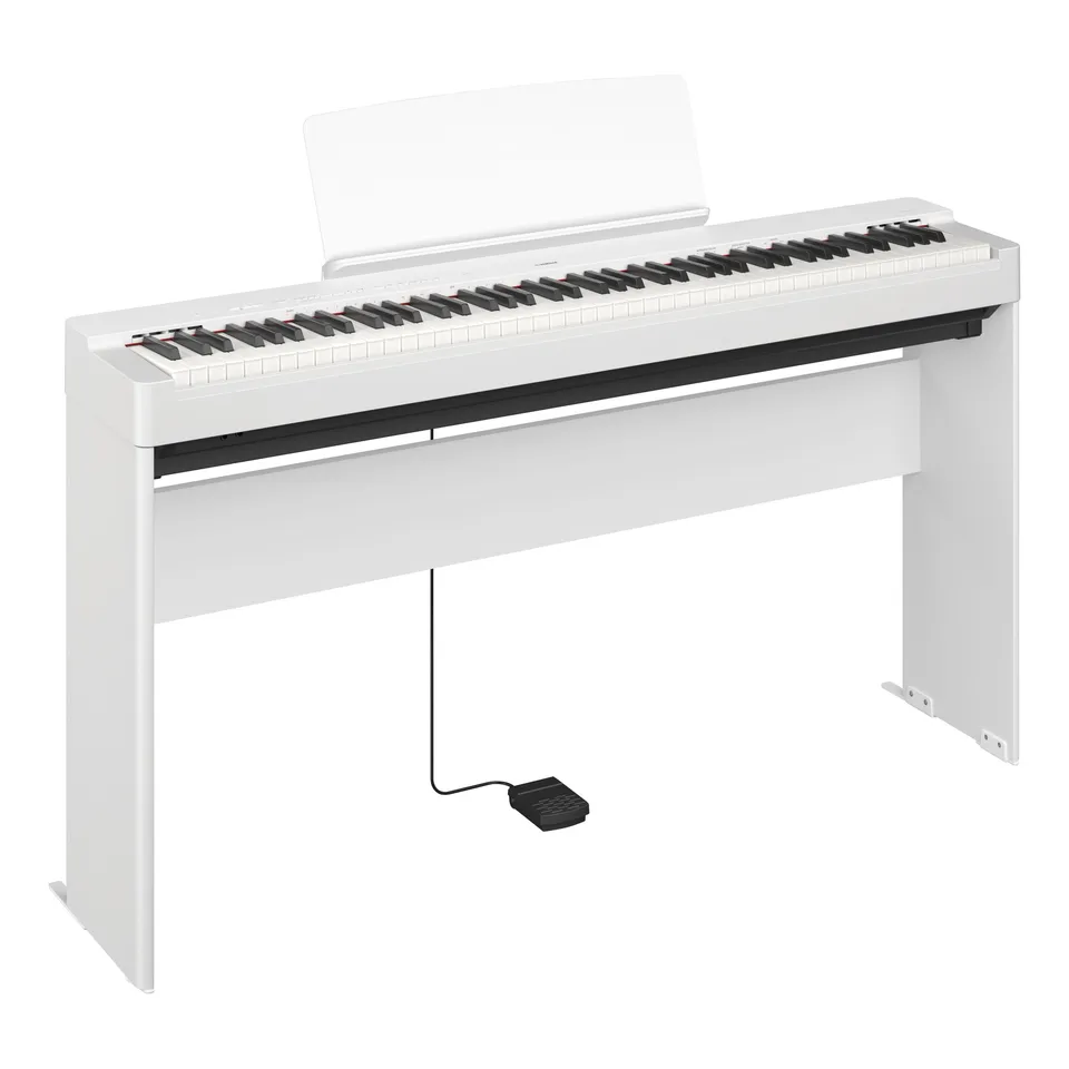 Yamaha P-225 Pianoforte digitale Bianco con supporto L200