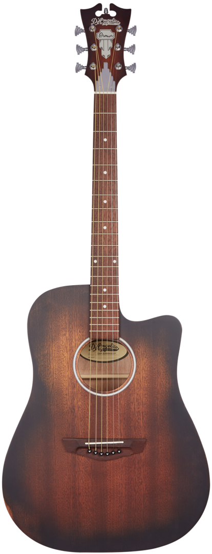 D'Angelico Premier Bowery LS acustica Aged Mahogany ex-demo