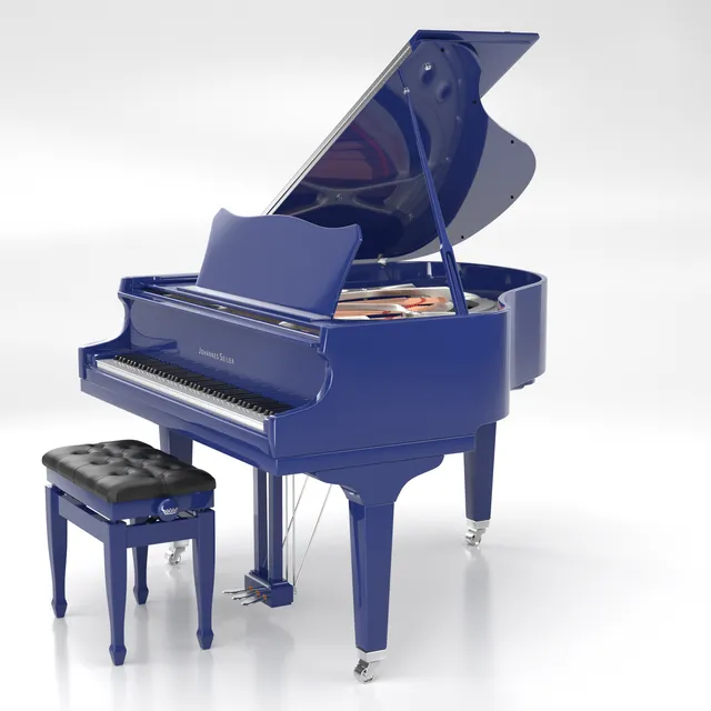 Seiler Johannes Seiler GS-150 pianoforte a coda blu Abete