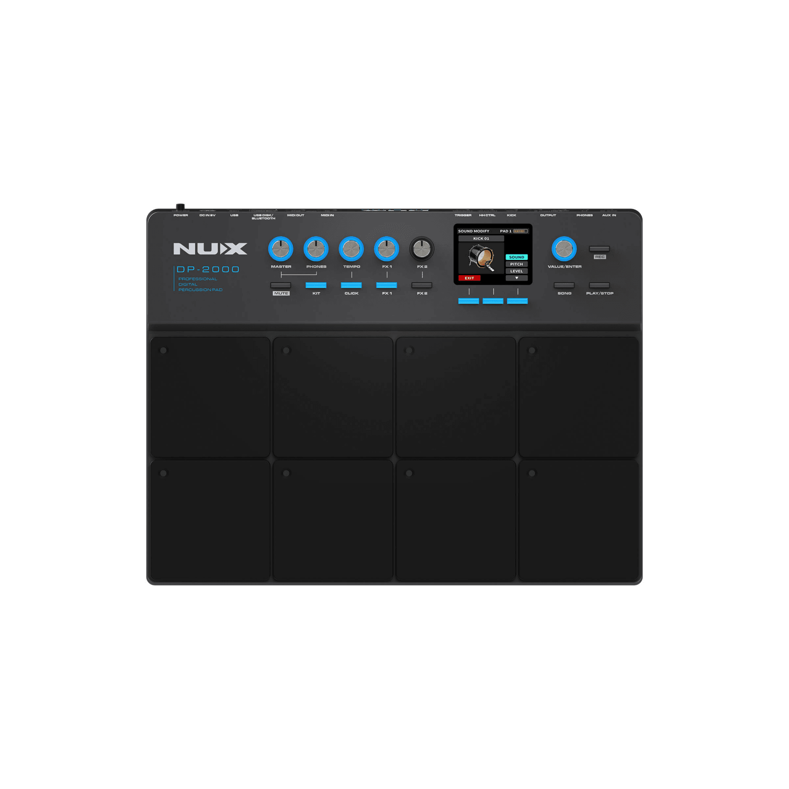 NUX DP-2000 Pad Percussioni 8 Pad USB-C MIDI