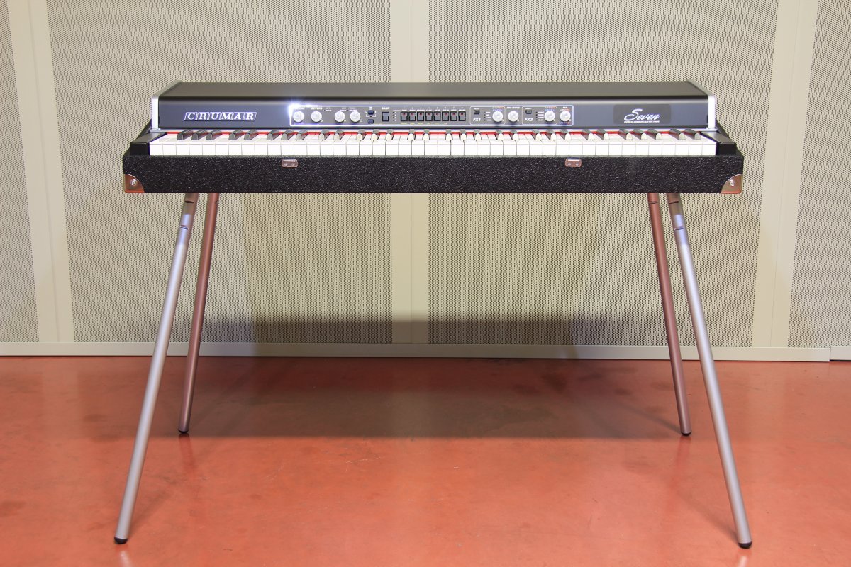 Crumar Seven Piano elettrico vintage in legno portatile