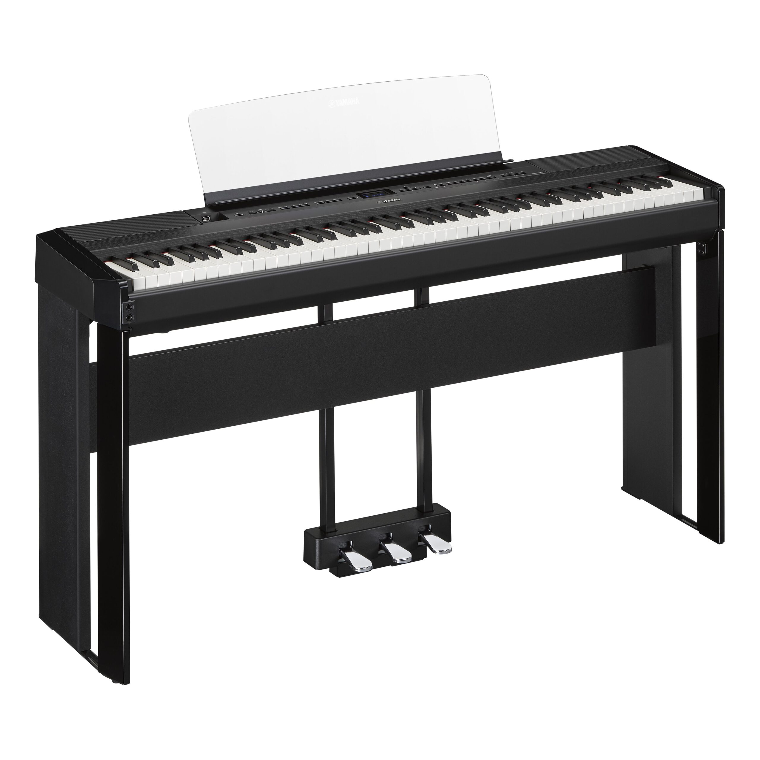 Yamaha P-525 pianoforte digitale nero 88 tasti bundle