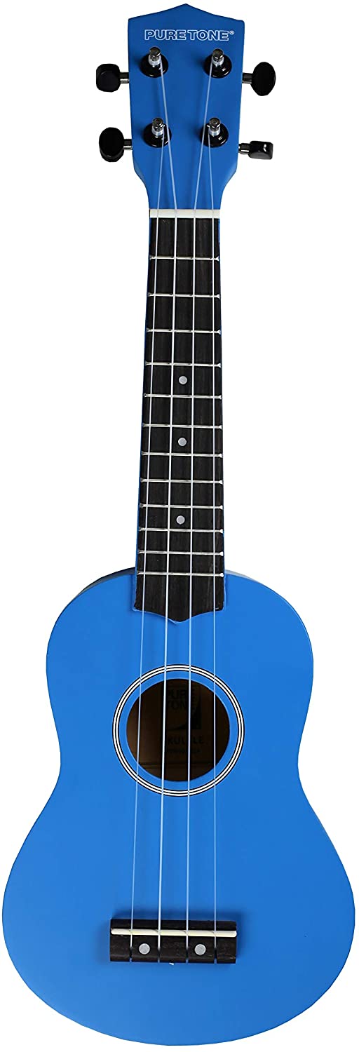 Pure Tone soprano ukulele blu pack borsa e metodo