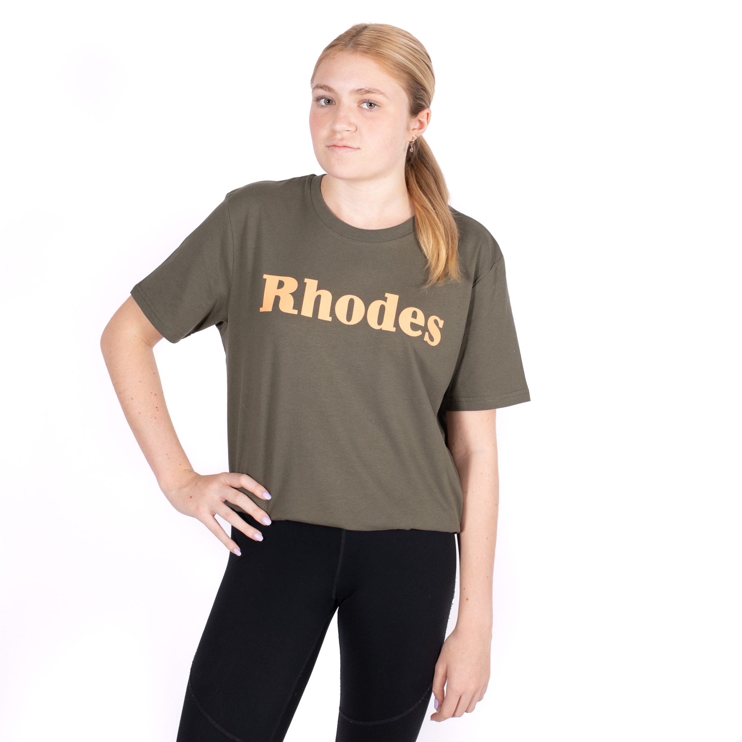 Rhodes Lifestyle T-Shirt maglietta cotone organico khaki