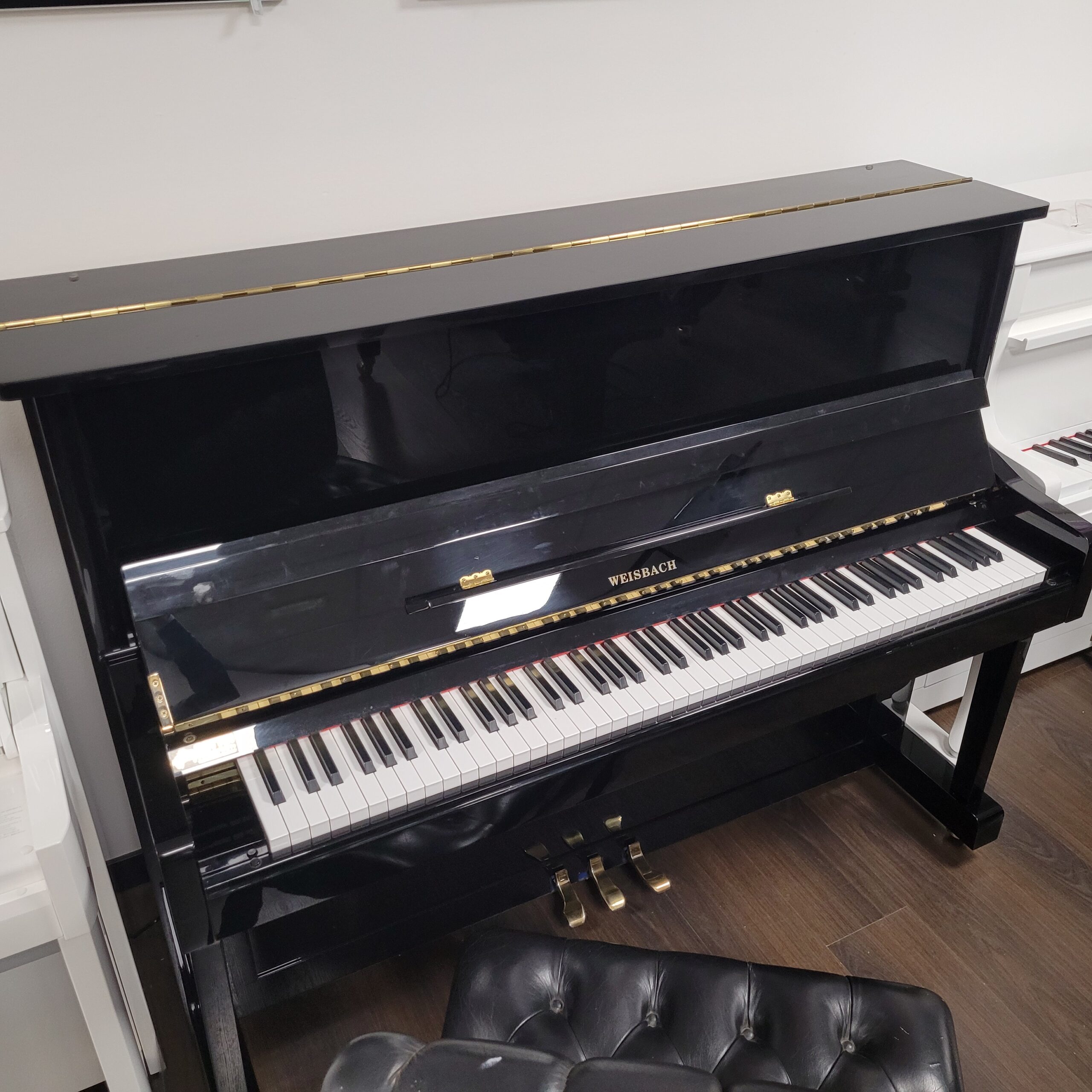 Weisbach 118 pianoforte verticale nero lucido demo