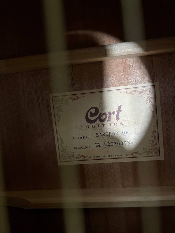 Cort Gold 08 LB Chitarra acustica Light Burst usata
