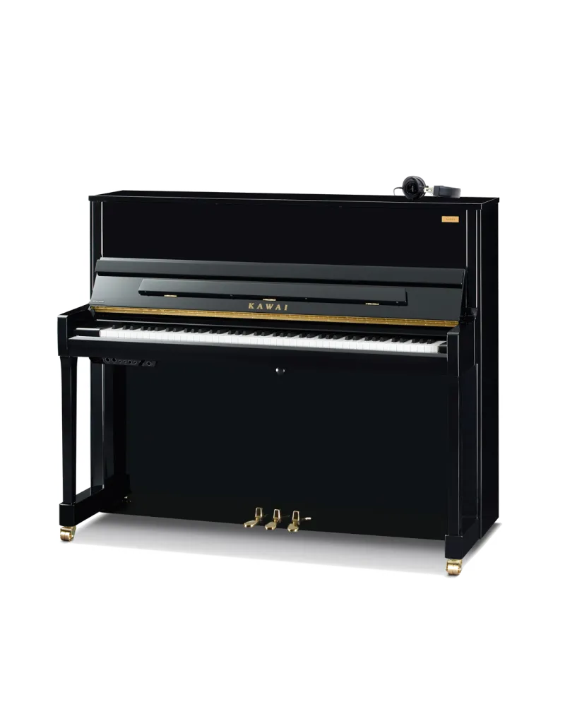 Kawai K300 AURES 2 pianoforte verticale nero con Bluetooth