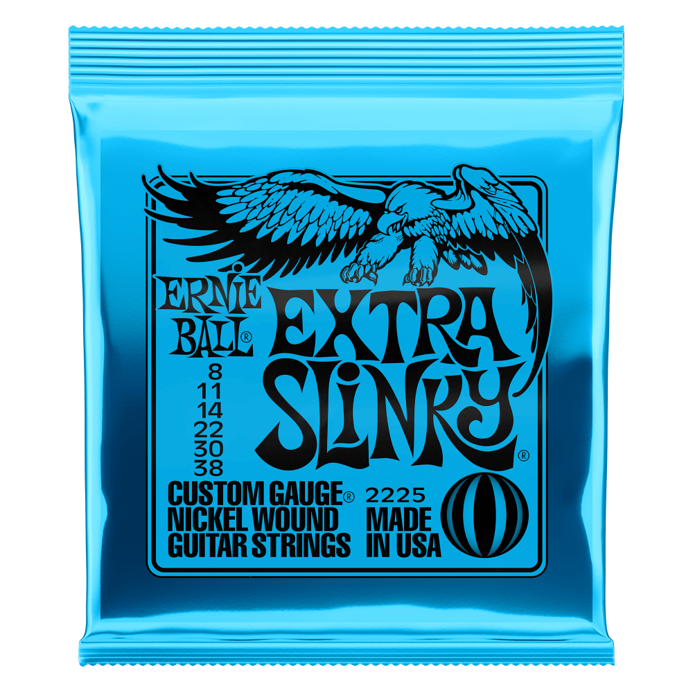 Ernie Ball 2225 corde chitarra elettrica 08-38 Extra Slinky