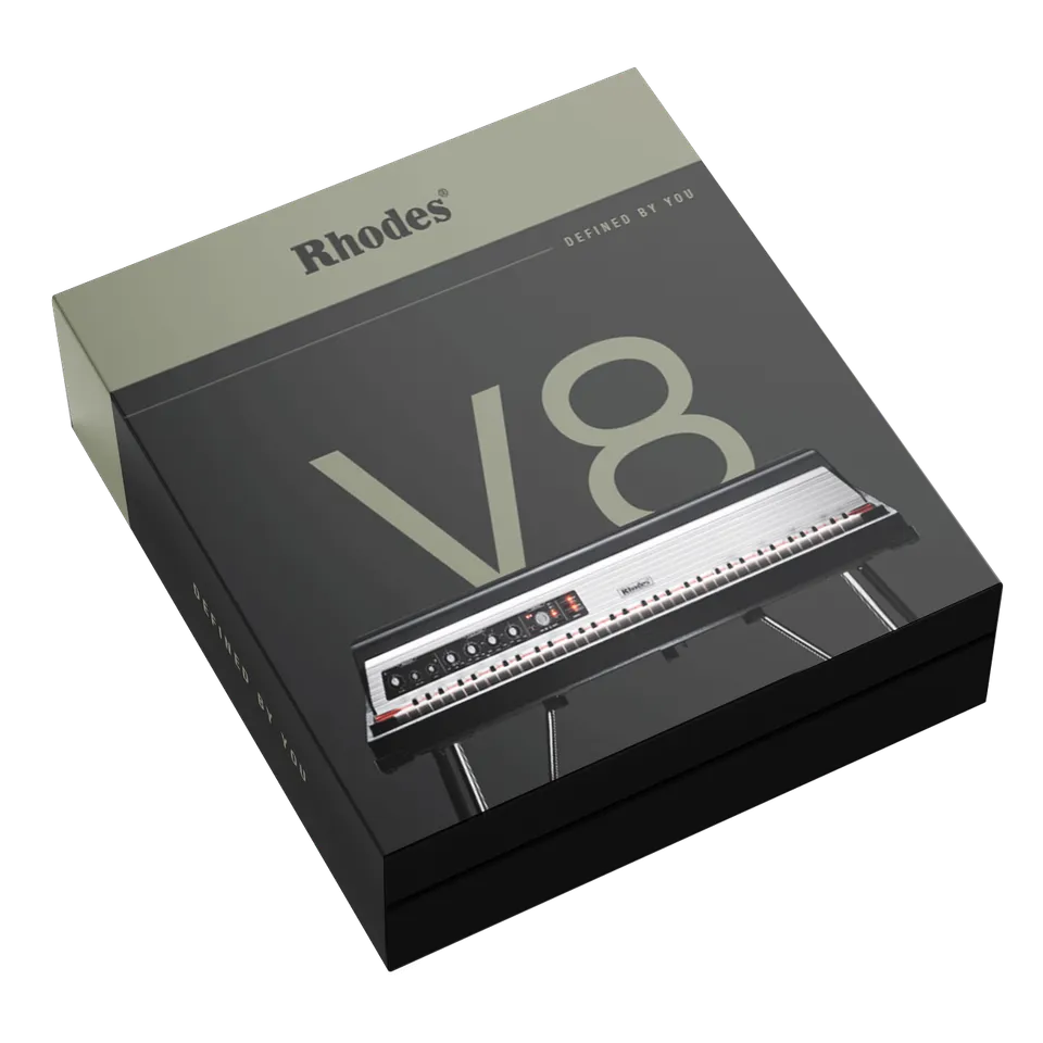Rhodes V8 MK8 pianoforte elettrico plugin timbro MK8