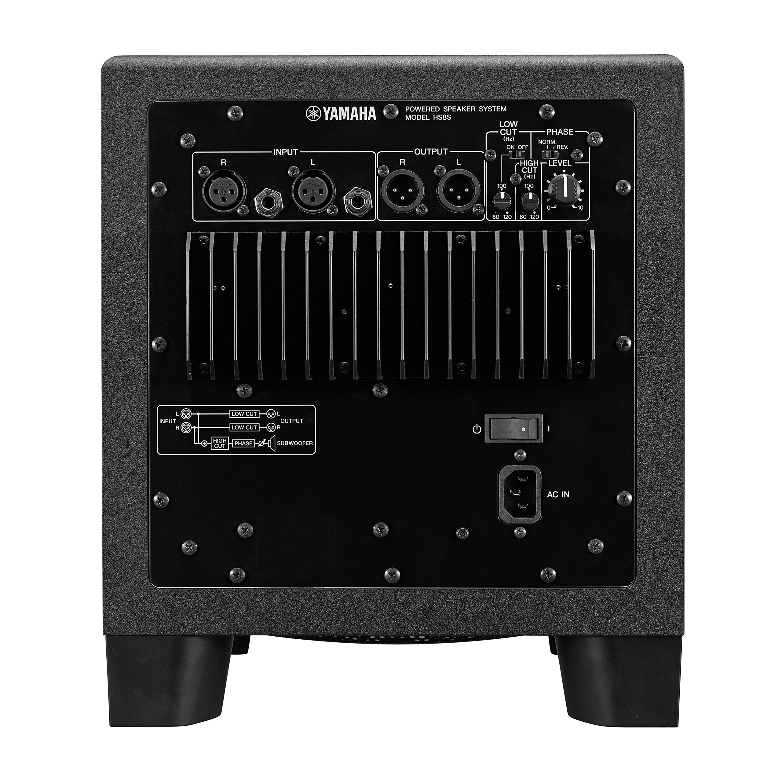 Yamaha HS8S Subwoofer Studio 8" Nero 150W