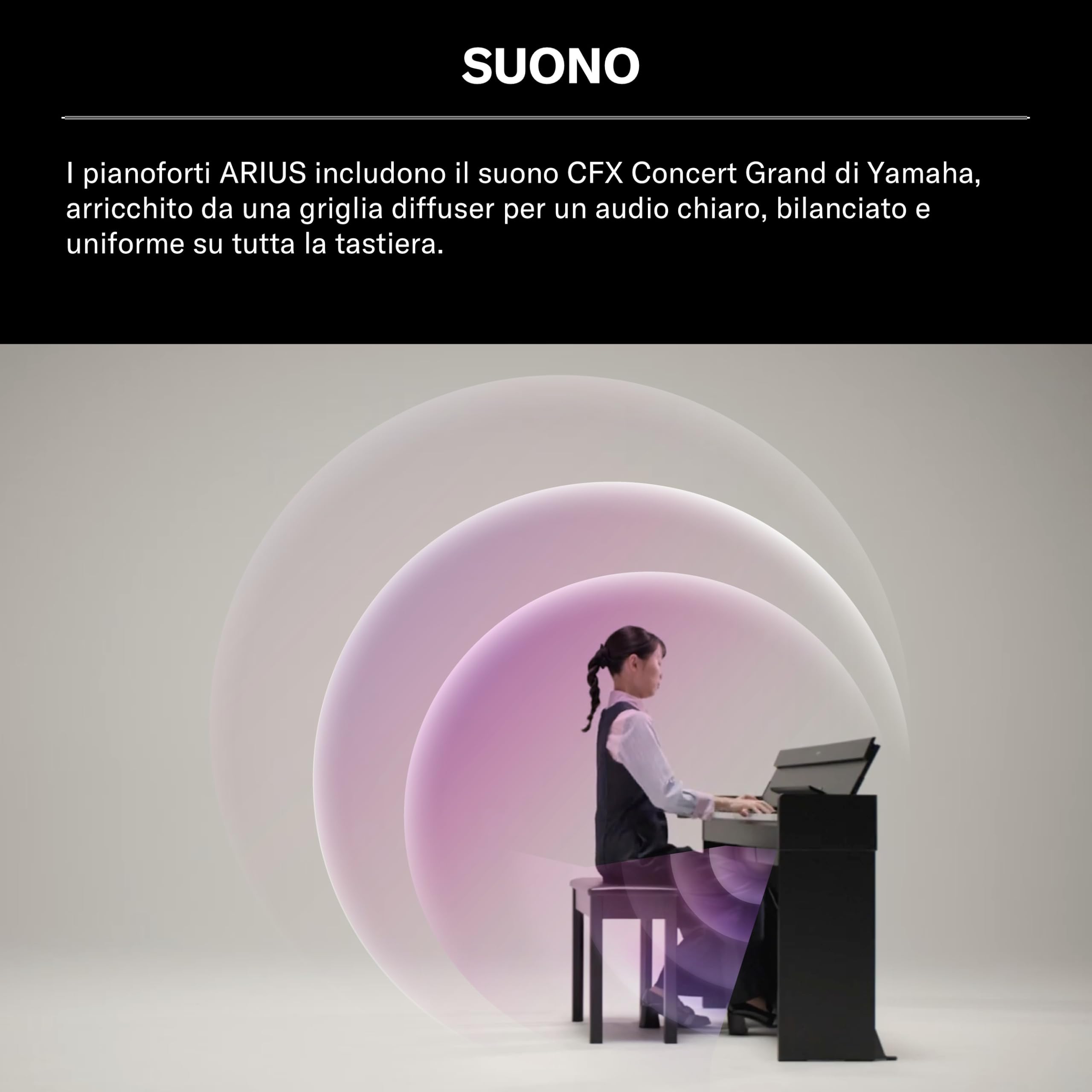 Yamaha YDP-S36 Pianoforte Digitale 88 Tasti Betulla CFX