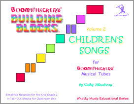 Boomwhackers Building Blocks Vol. 2 libro canzoni bambini