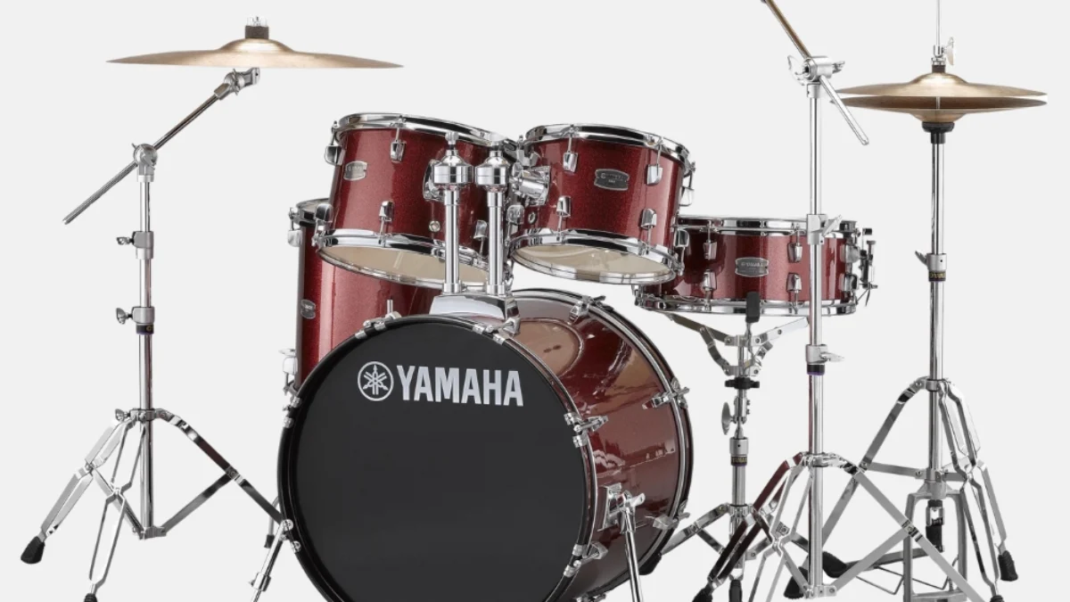 Yamaha Rydeen RDP2F5 batteria acustica 20" Burgundy +Paiste