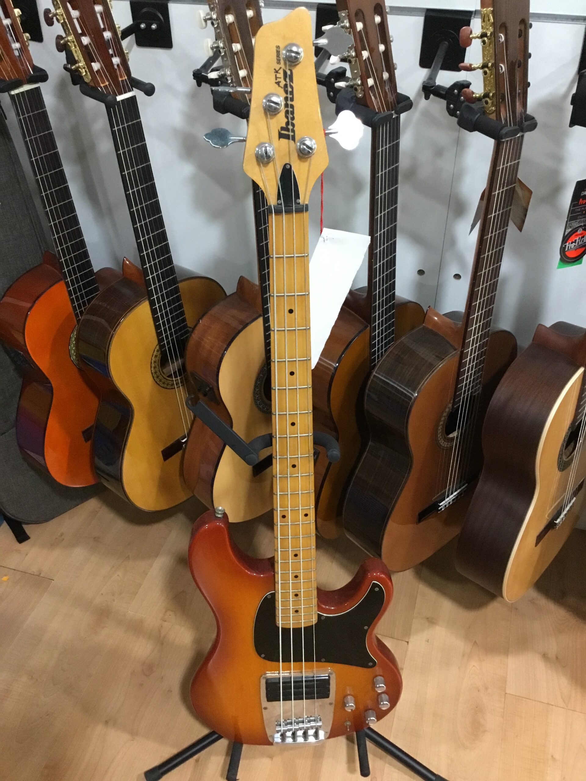 Ibanez ATK300 basso elettrico Red Burst Japan 1996