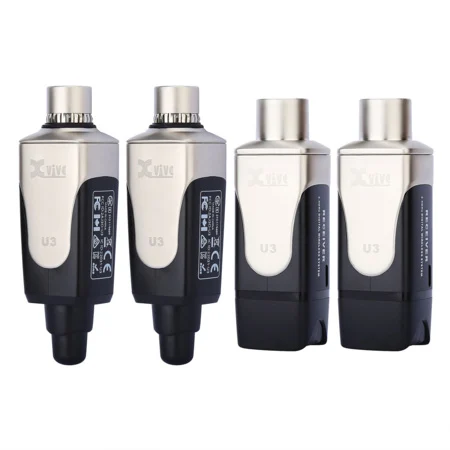 XVive U3 U3D sistema wireless doppio XLR 2,4 GHz 30 m