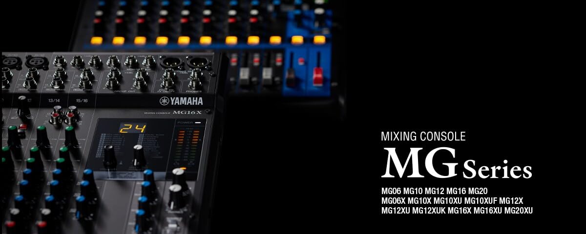 Yamaha MG12XU Mixer 12 Canali Nero con USB ed Effetti