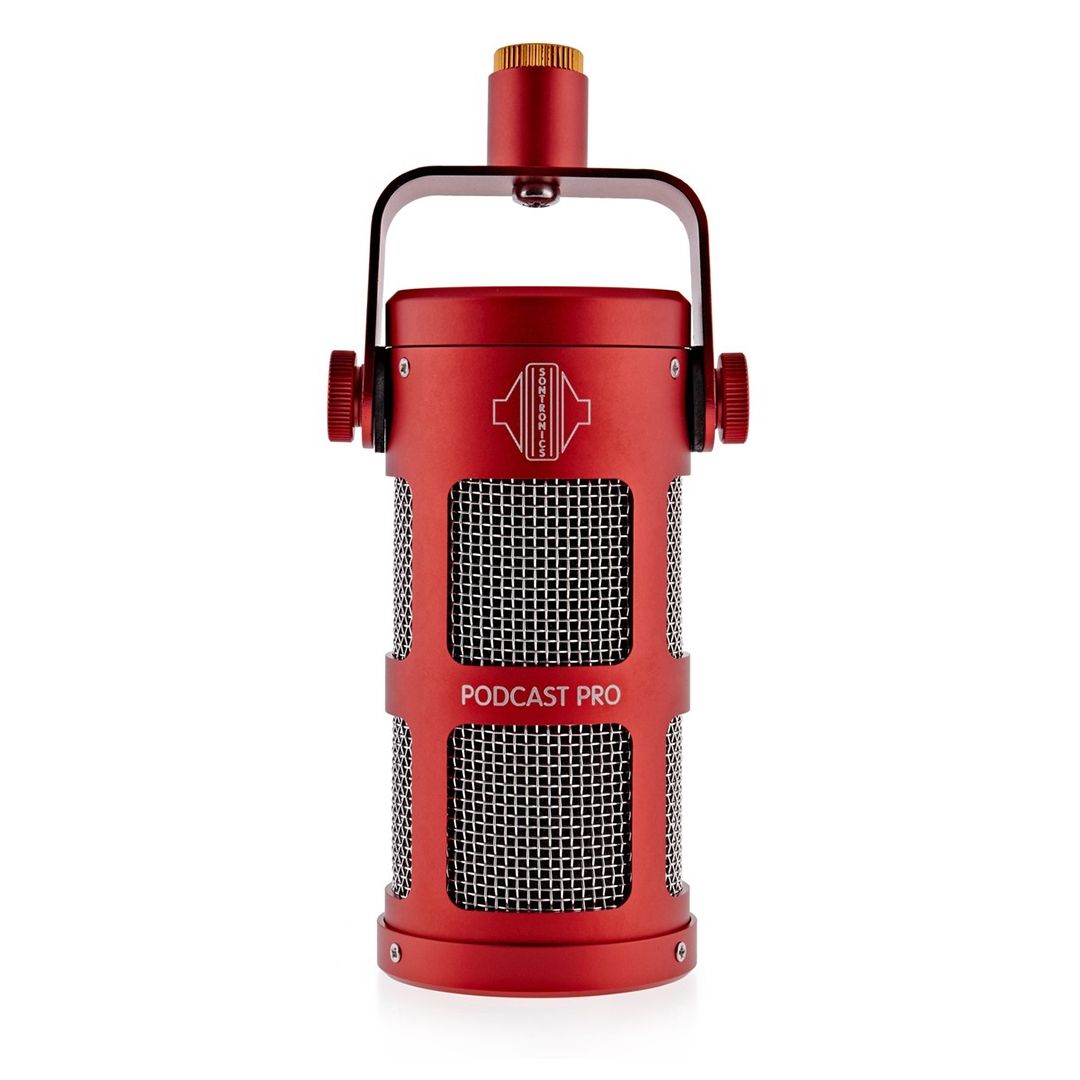 Sontronics Podcast Pro microfono dinamico rosso