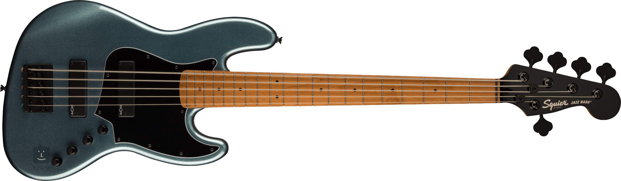Squier Contemporary Jazz Bass V basso gunmetal active
