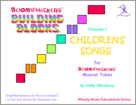 Boomwhackers Building Blocks Vol. 1 libro canzoni bambini