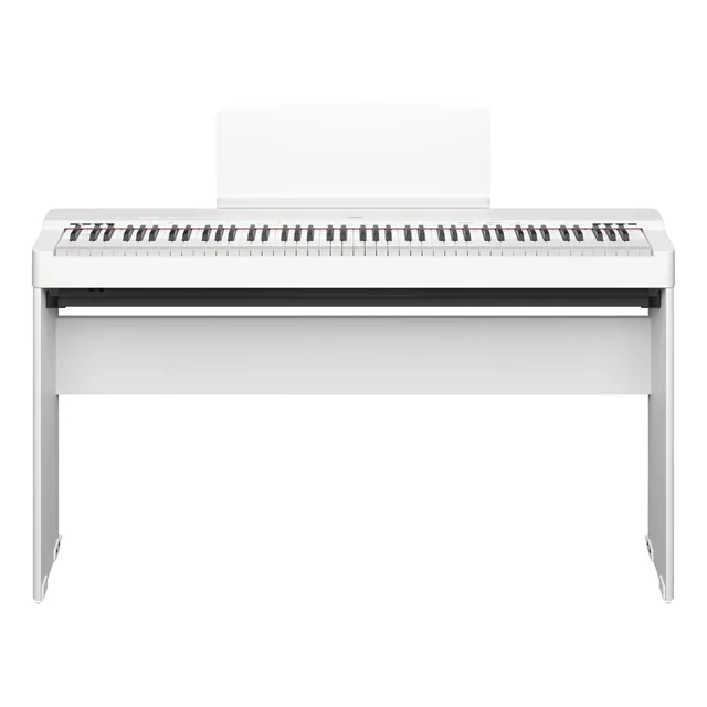 Yamaha P-225 pianoforte digitale bianco bundle L200WH 88 tasti