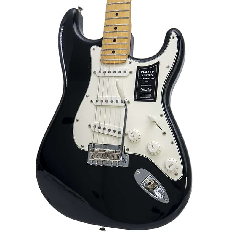 Fender Player Strat Chitarra elettrica nera manico acero