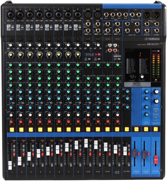 Yamaha MG16XU mixer 16 canali con effetti