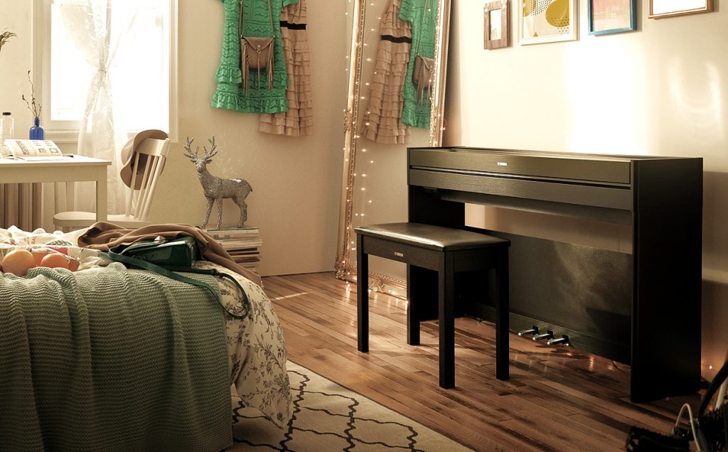 Yamaha Arius YDP-S55 pianoforte digitale nero 88 tasti GH3