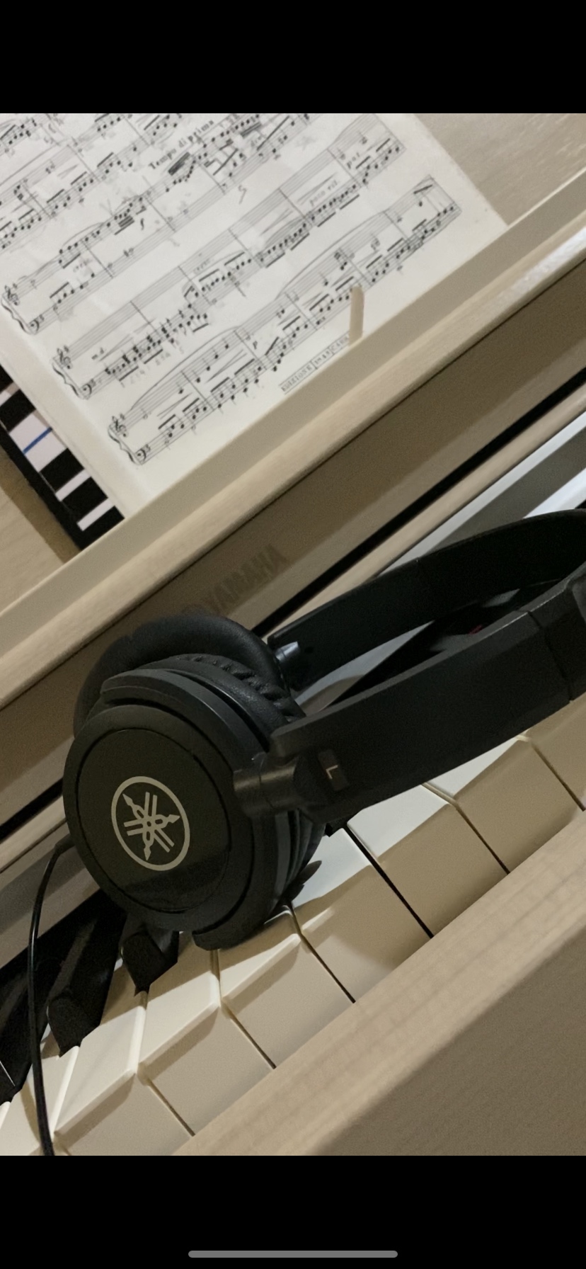 Yamaha HPH-100B Cuffie On Ear Nero suono dinamico