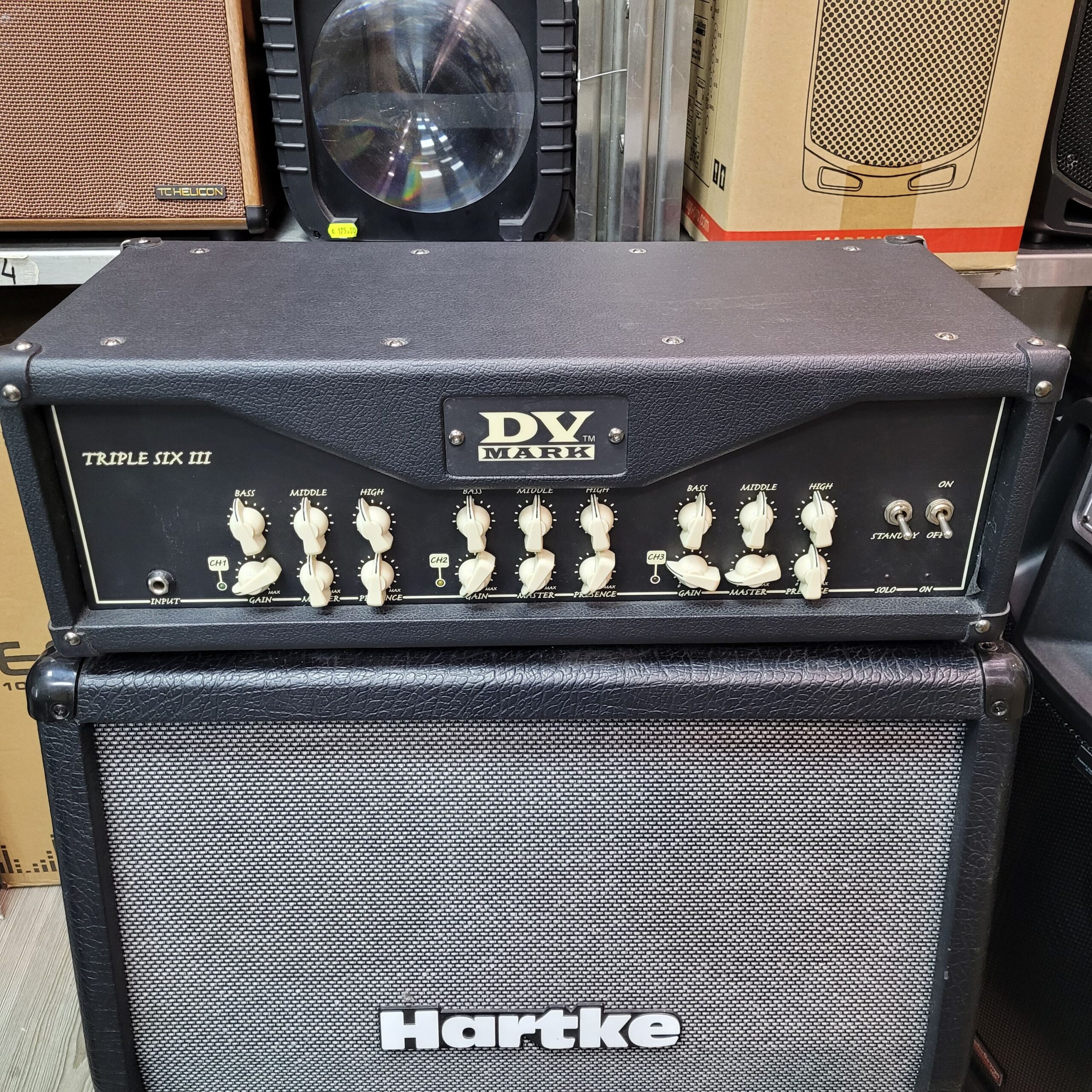 DV Mark Triple Six III Testata chitarra 120W usata