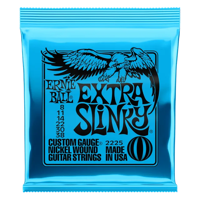 Ernie Ball 2225 corde chitarra elettrica 08-38 Extra Slinky