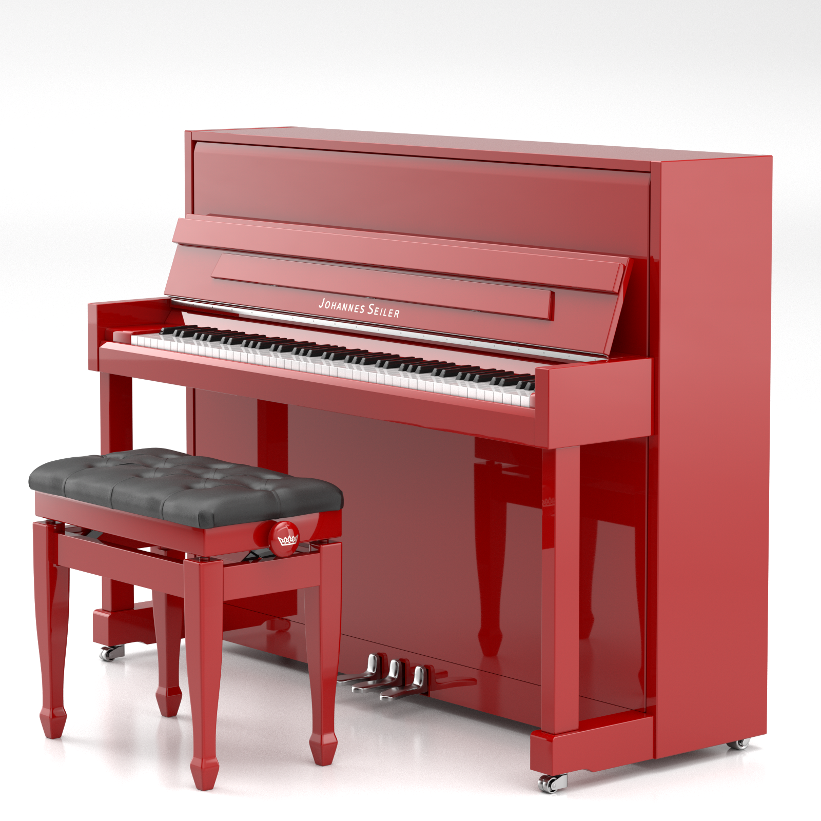 Seiler Johannes Seiler GS-112 NDR pianoforte verticale nero lucido