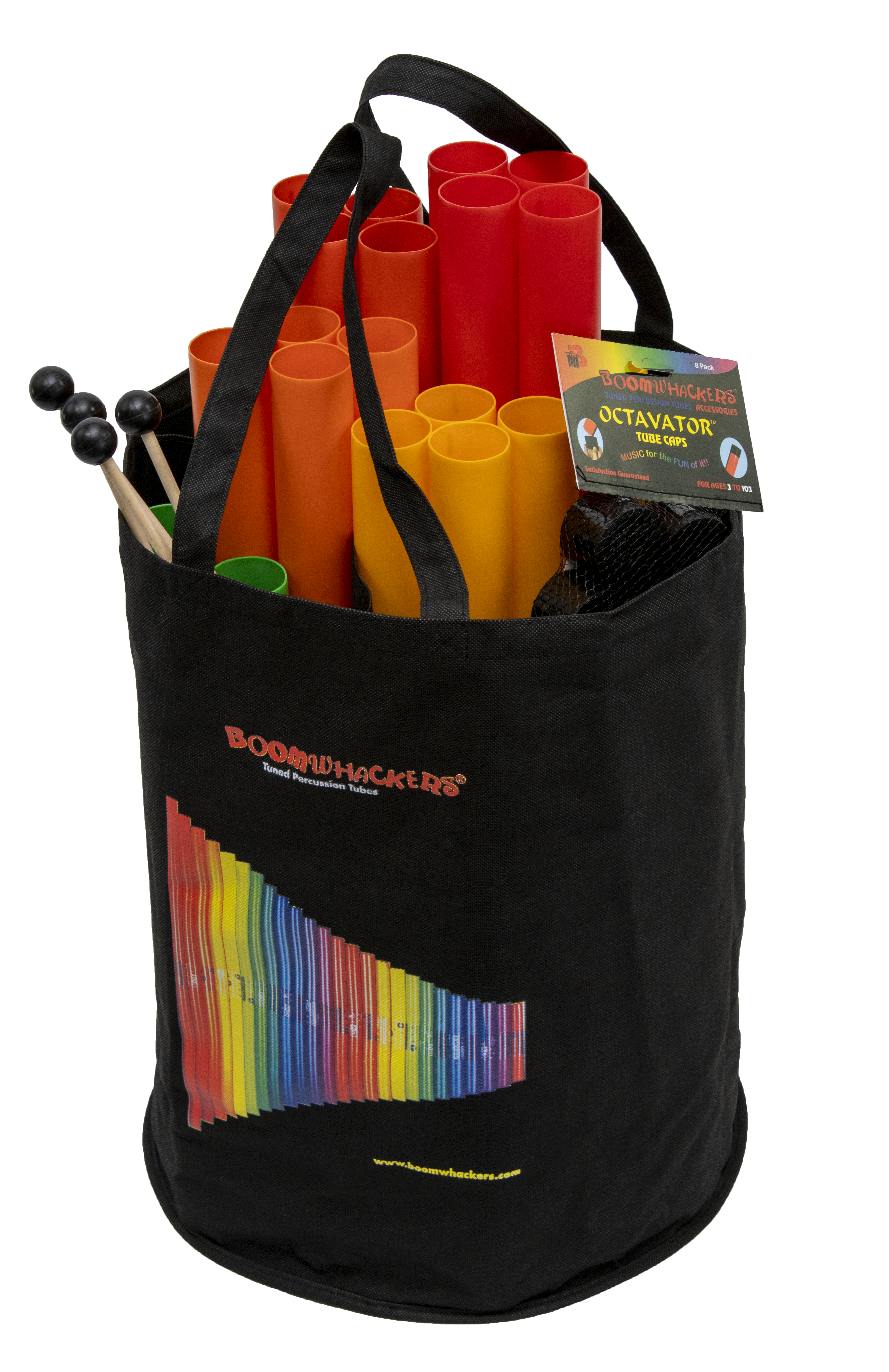 Boomwhackers BWTB borsa tubi 54 pezzi in tessuto