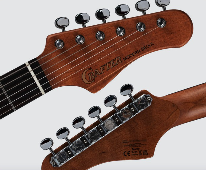 Crafter Modern Seoul S RS chitarra elettrica blu HSS