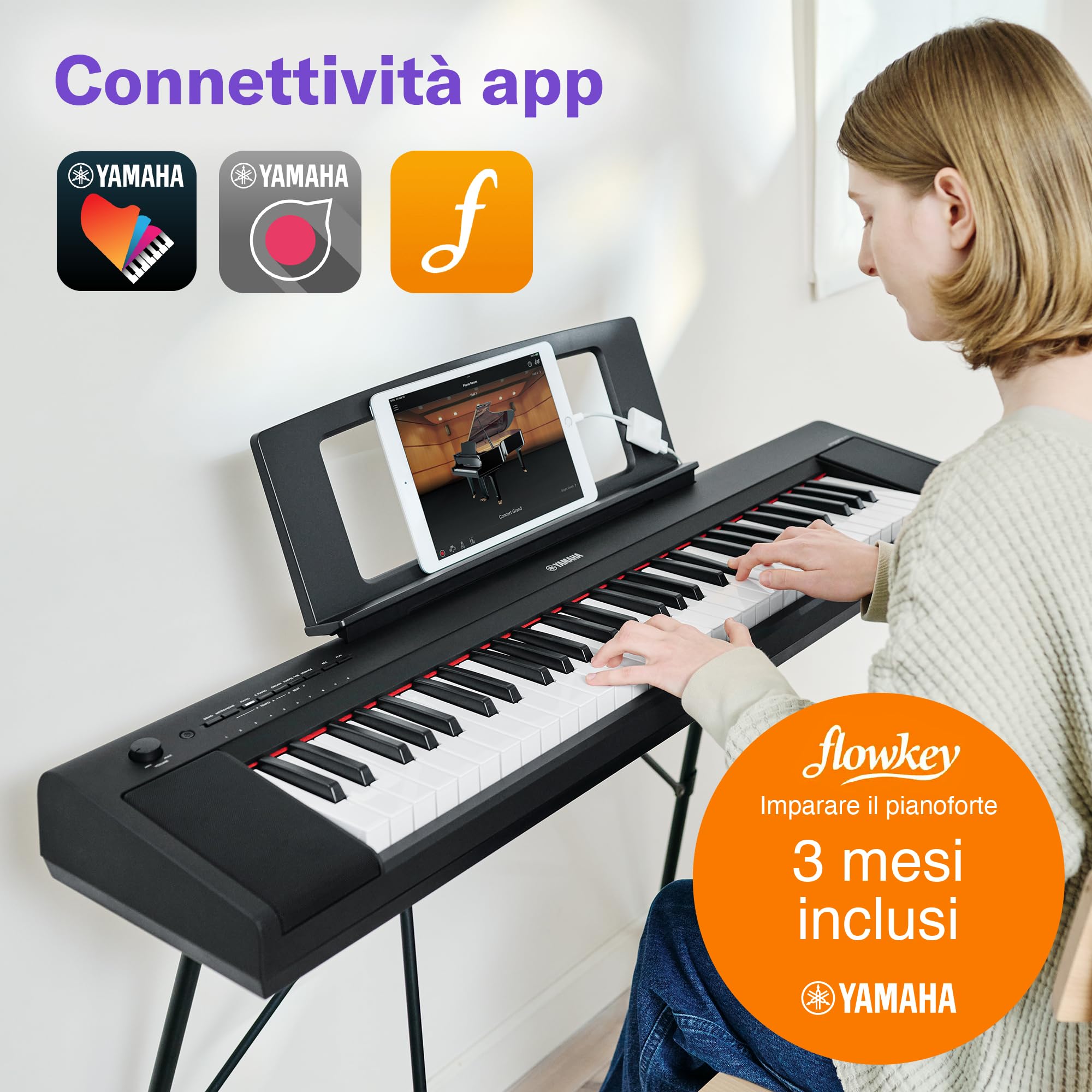 Yamaha NP-15B tastiera digitale 61 tasti nero 15 voci