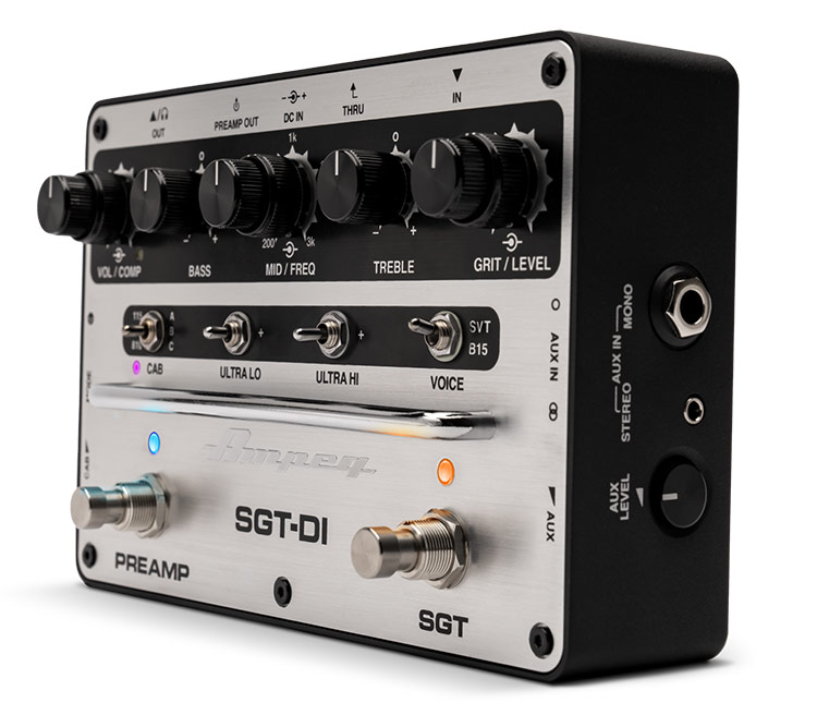 Ampeg SGT-DI preamplificatore basso a pedale IR