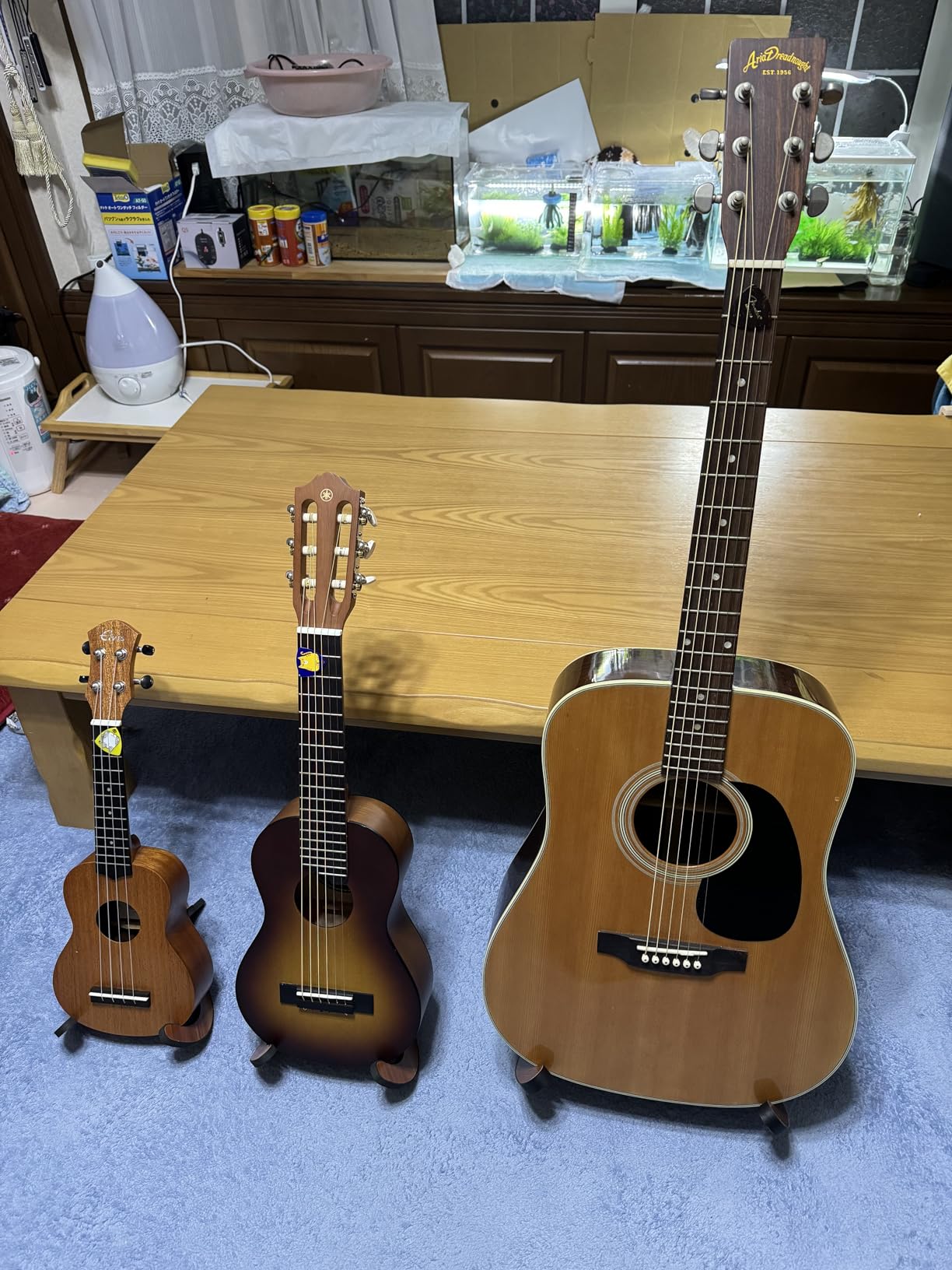 Yamaha GL1 Guitalele 6 Corde Naturale con Borsa