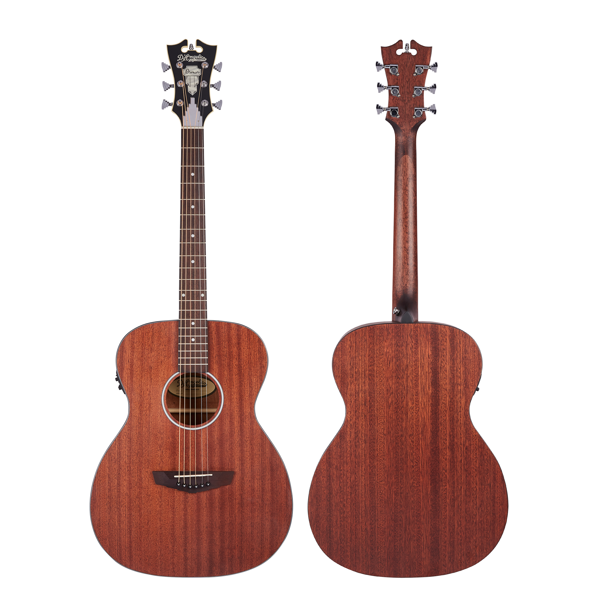D'Angelico Premier Tammany LS chitarra acustica Mahogany Satin ex demo