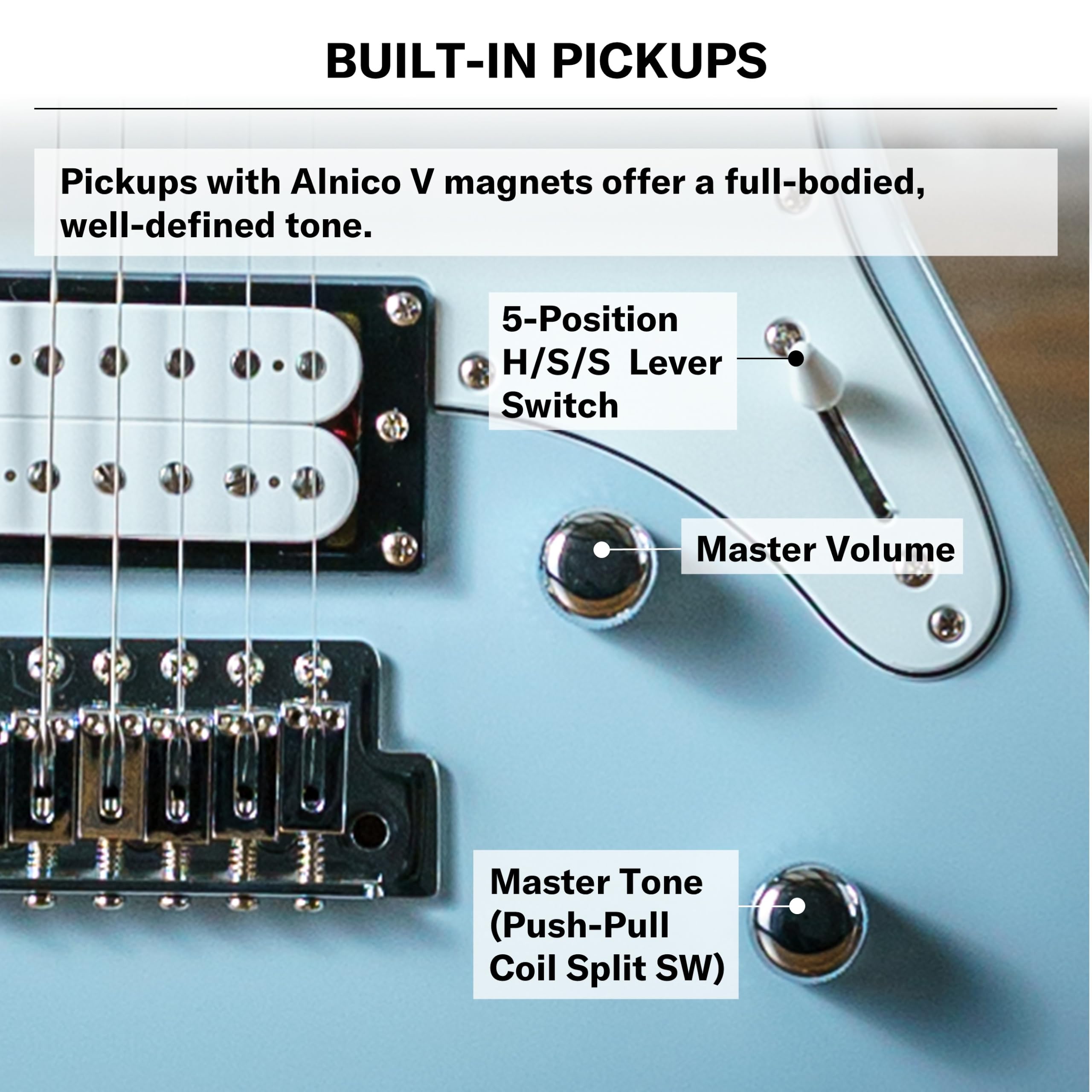 Yamaha Pacifica 112VM chitarra elettrica blu ghiaccio HSS