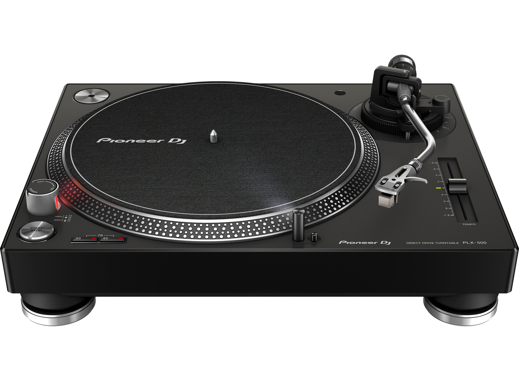 Pioneer PLX-500 giradischi USB nero coppia trazione diretta